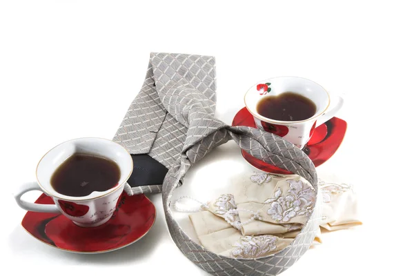 Чай и аксессуары — стоковое фото