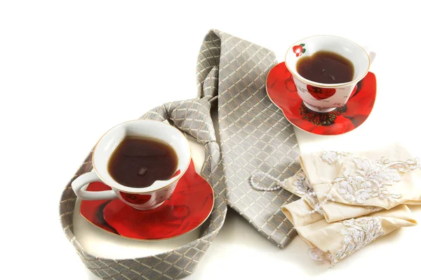 お茶とアクセサリー — ストック写真