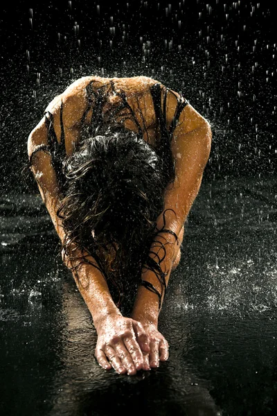 Wet woman — Stock Photo, Image