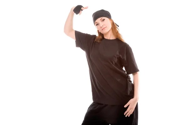 Bailarina de hip-hop Imágenes de stock libres de derechos