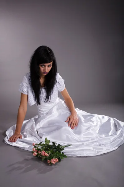 Unhappy bride — Stock Photo, Image