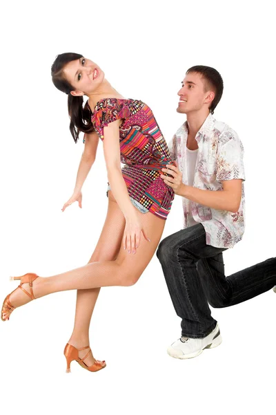 Tančící pár — Stock fotografie