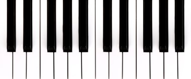 Piano keys clipart