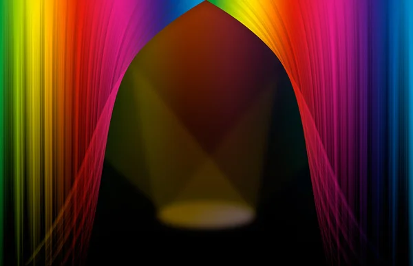 Сцена из спектра — стоковое фото