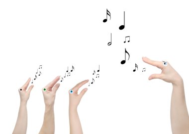 Teacher of music clipart