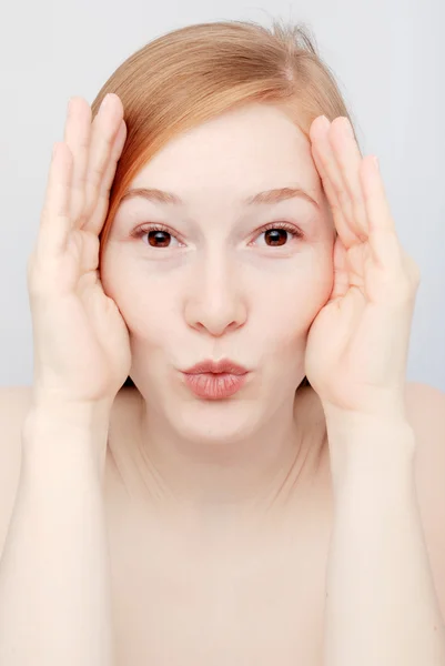 Funny young woman — Stock Photo, Image