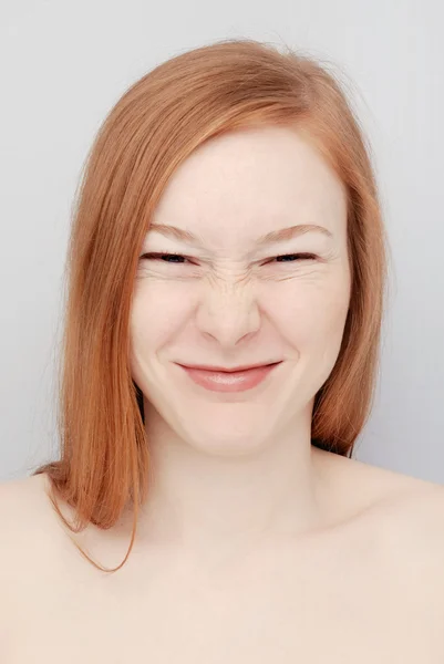 stock image Funny young woman