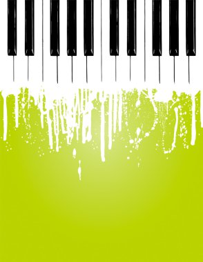 Piano flow clipart