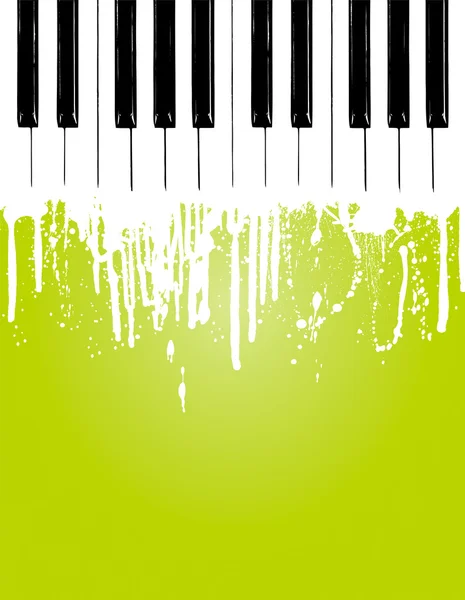 Flux de piano — Image vectorielle