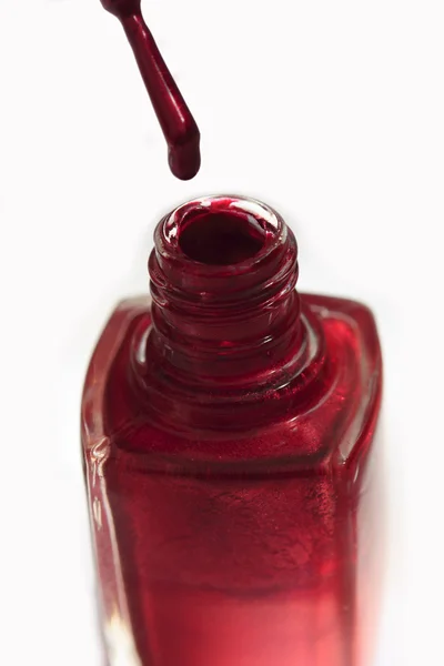 stock image Red nail polish