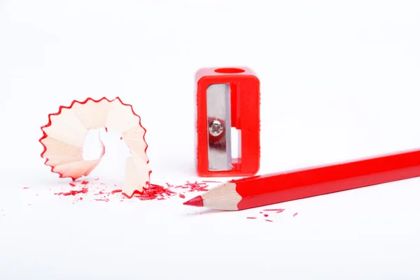 stock image Pencil, sharpener, shaving