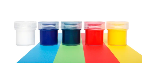 stock image Multicolored paints