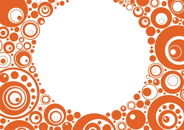 Πορτοκαλί κύκλους — Διανυσματικό Αρχείο