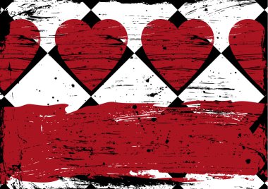 Grunge heart 2 clipart