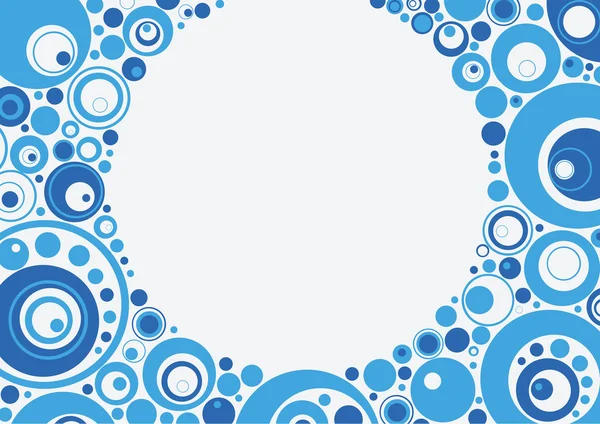 Círculos azules — Vector de stock