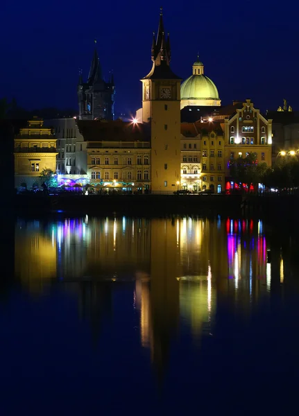 布拉格夜晚 — 图库照片