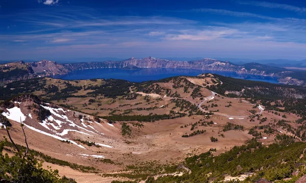 Jezioro Kraterowe Obrazek Stockowy