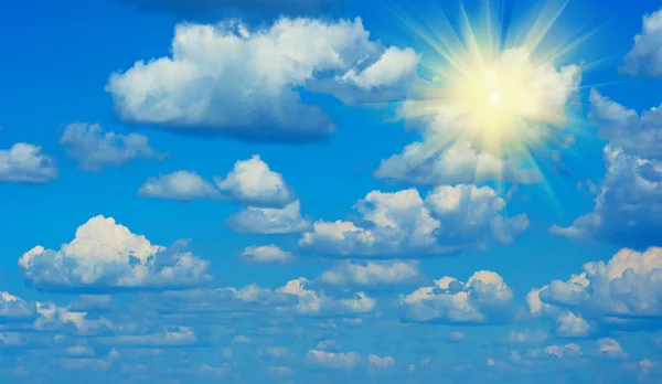 Blue cloud sky — Stock Photo, Image