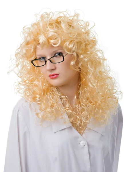 Atraktivní blondýna — Stock fotografie