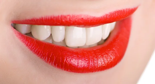 Губы и зубы — стоковое фото