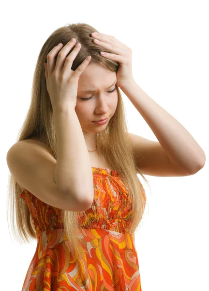 Tvångsmässiga huvudvärk — Stockfoto