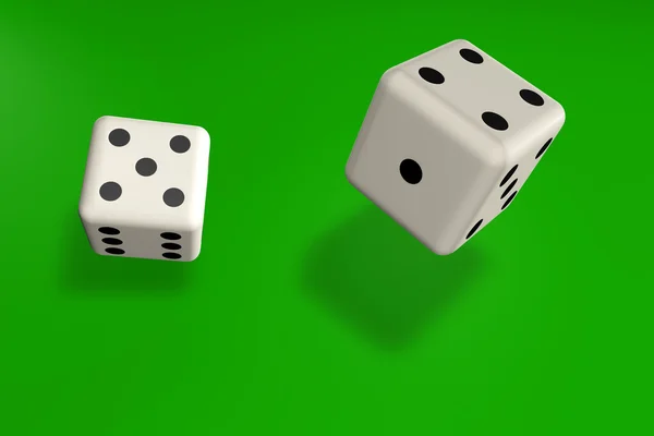 Dice on the table — Stock Photo, Image