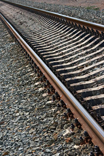 Öğle saatlerinde demiryolu — Stok fotoğraf