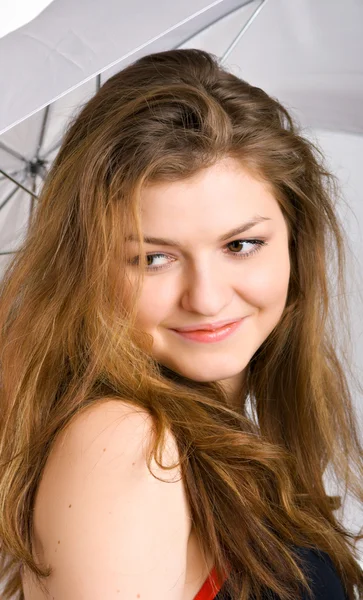 Smiling brunette — Stock Photo, Image