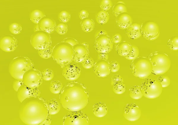 Gula bubblor — Stockfoto