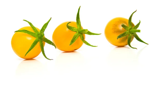Dokonalé žlutá rajčata 2 — Stock fotografie