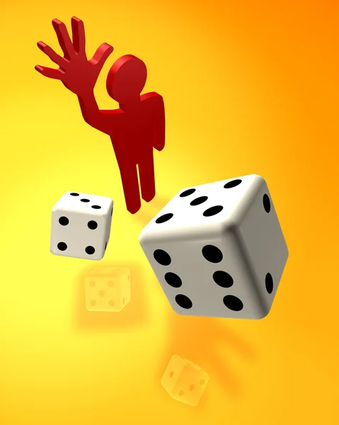 Casino gamer — Stock Photo, Image