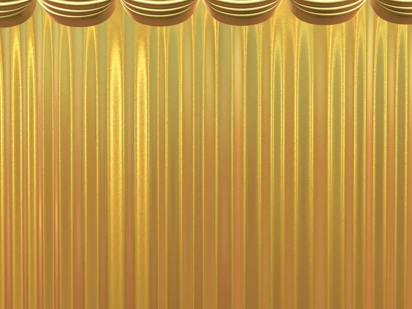 Altın güzel perdeler — Stok fotoğraf