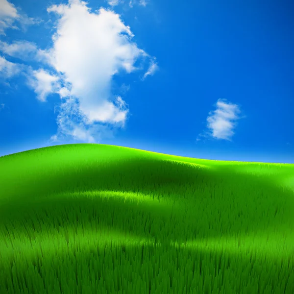 Landscape with a perfect sky — Stock Photo, Image