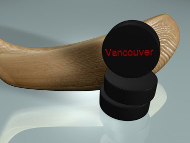 Vancouver hockey 2 clipart
