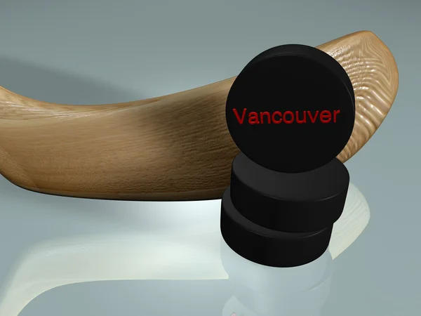 Hockey Vancouver 2 Fotos de stock