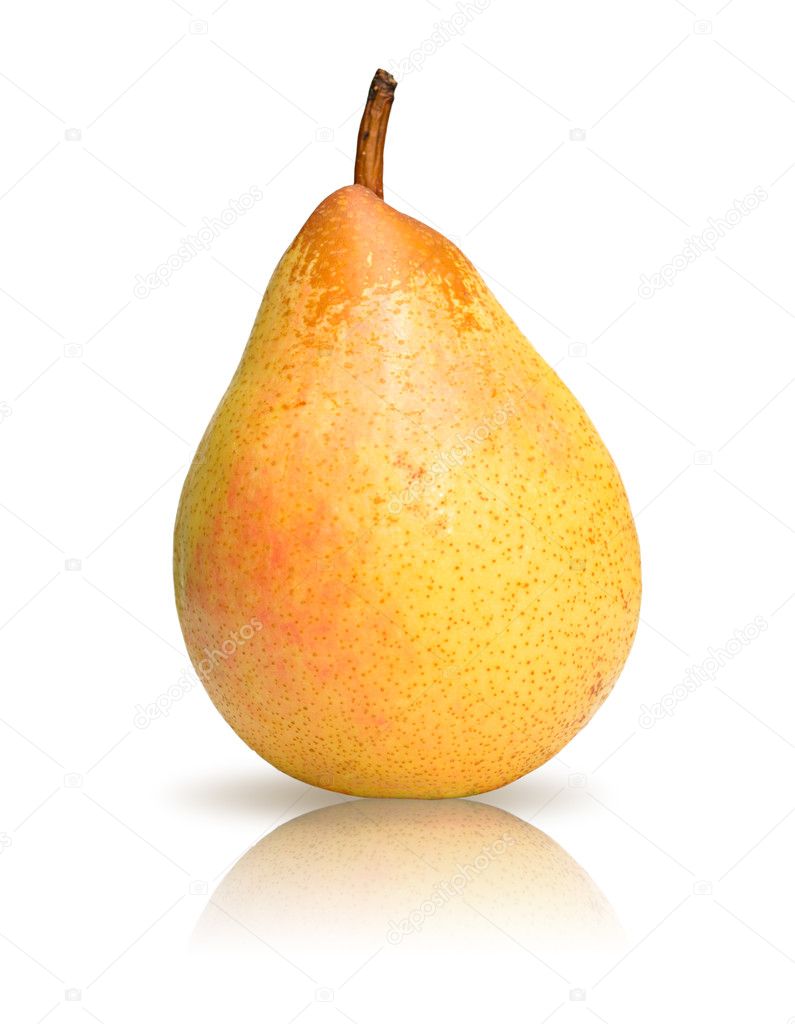 Juicy yellow pear
