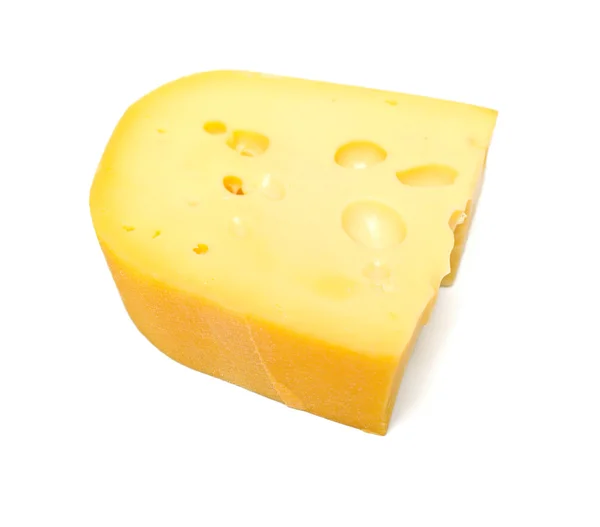 Сыр на белом фоне — стоковое фото