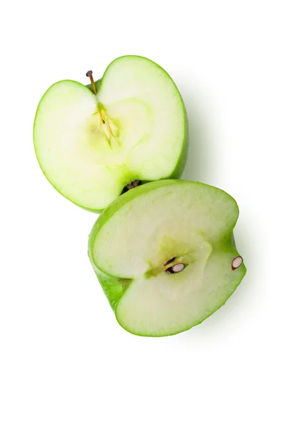 Jablka na bílé — Stock fotografie
