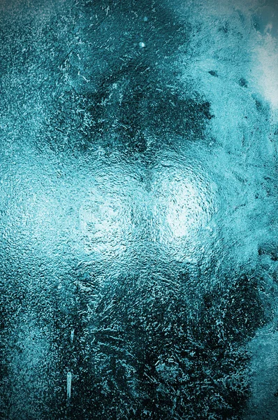 Μικρόφωνο 06氷に覆われたガラス — ストック写真
