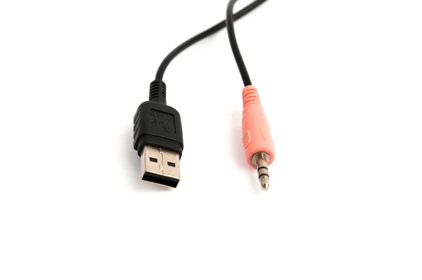 Ένα καλώδιο USB — Φωτογραφία Αρχείου