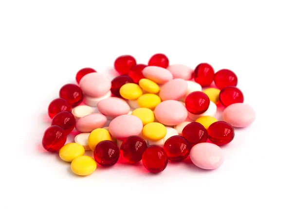 Çok renkli tabletleri — Stok fotoğraf