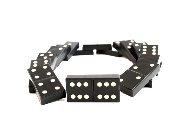 Domino's botten — Stockfoto