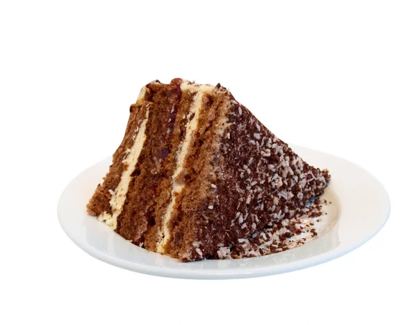 Tårta med en kokosnöt rakning — Stockfoto