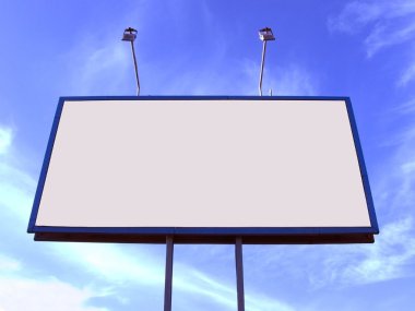 Blank big billboard clipart