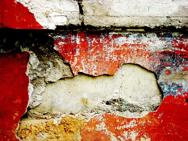 Ραγισμένα vintage τοίχο — Φωτογραφία Αρχείου
