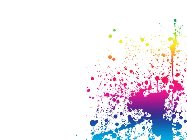 Paint splashes spectrum background — Zdjęcie stockowe