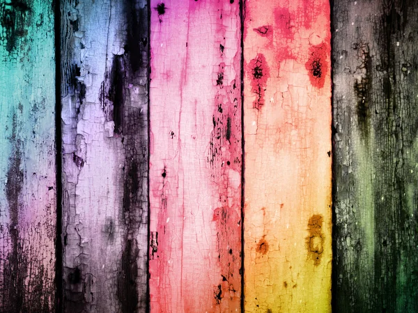 Χρωματιστές ξύλινες σανίδες — Φωτογραφία Αρχείου