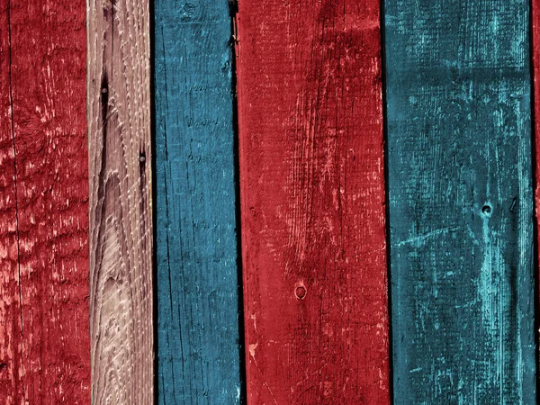 Grunge farbigen Holz Hintergrund — Stockfoto