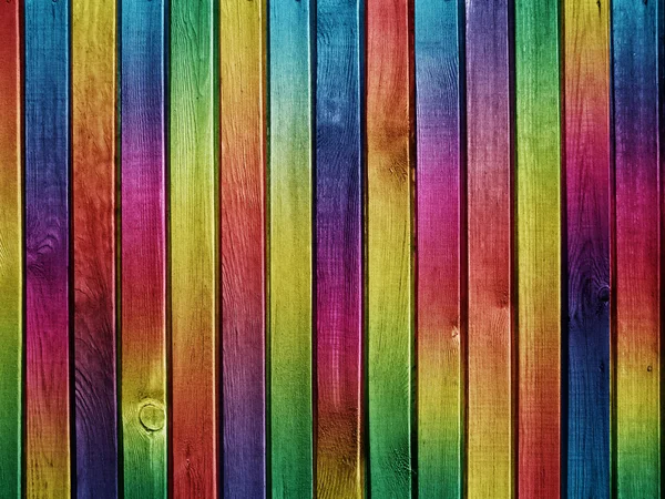 Fond en bois coloré — Photo