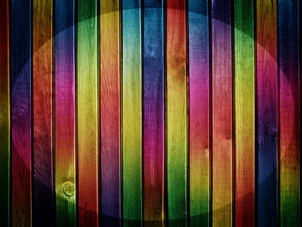 Colorful wooden background — Stock Photo, Image